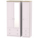 Venice Tall Triple 4 Drawer Mirrored Wardrobe